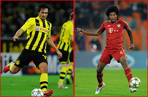 Abwehr-Ass Dante (rechts) spielt eine grandiose Saison für die Bayern. Aber auch Mats Hummels hat diese Saison schon überzeugende Leistungen gezeigt.