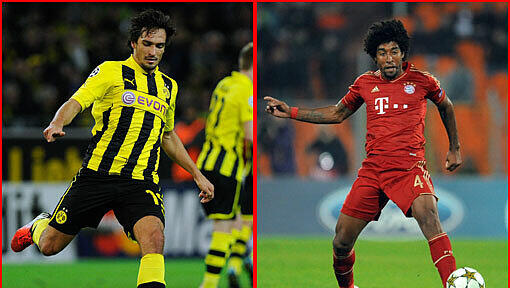 Abwehr-Ass Dante (rechts) spielt eine grandiose Saison für die Bayern. Aber auch Mats Hummels hat diese Saison schon überzeugende Leistungen gezeigt. Abwehr-Ass Dante (rechts) spielt eine grandiose Saison für die Bayern. Aber auch Mats Hummels hat diese Saison schon überzeugende Leistungen gezeigt.