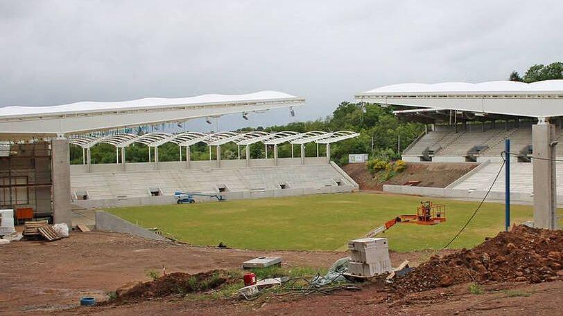Die 50-Millionen-Baustelle: Seit 2016 wird das Ludwigsparkstadion, die Heimat des FC Saarbrücken, umgebaut. Die Fertigstellung naht.