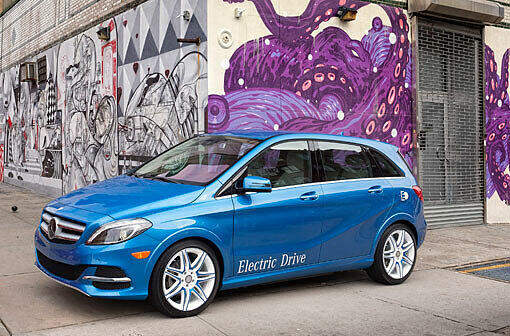 Die Akkus in der B-Klasse &bdquo;Electric Drive&ldquo; sollen bis zu 200 Kilometer Reichweite ermöglichen.