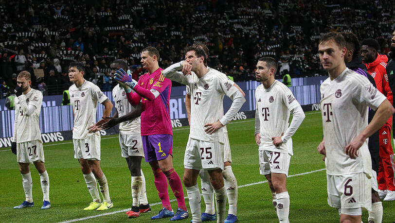 Der FC Bayern verliert gegen Eintracht Frankfurt mit 1:5.