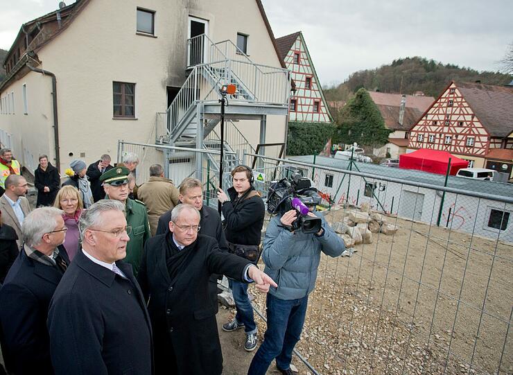 Brandanschlag in Vorra.