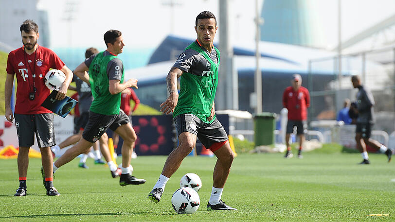 Für Thiago ist das Trainingslager bereits vorbei.