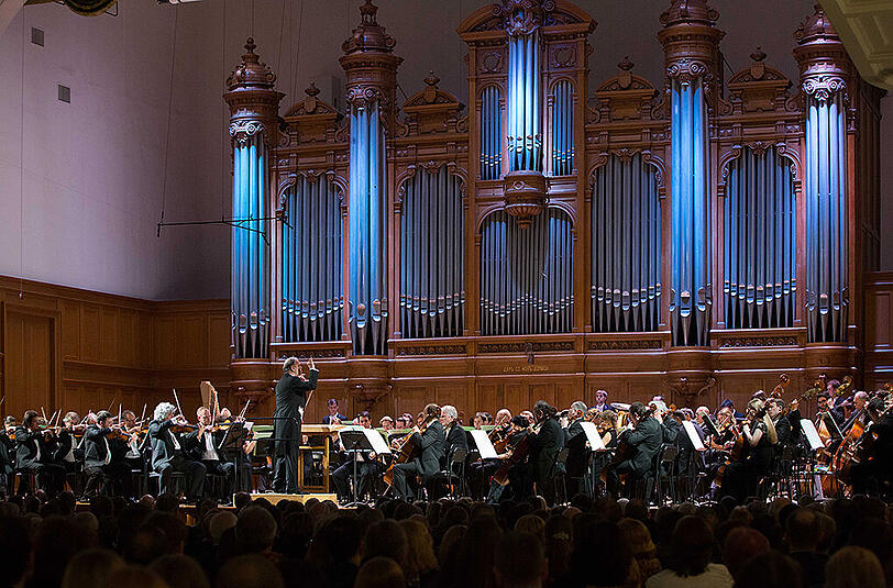 Die Münchner Philharmoniker zu Gast in München. Die Bilder von Konzert und Generalprobe.