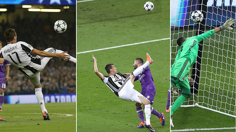 Kann man so mal machen: Mario Mandzukic erzielt das zwischenzeitliche 1:1.