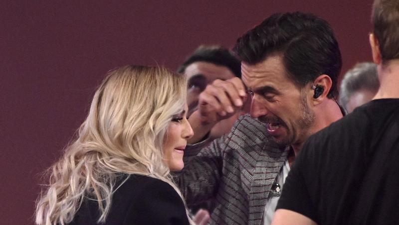 Helene Fischer (l) und Florian Silbereisen (r) in der ARD Fernsehschow "Schlagerbooom 2019" in der Westfalenhalle. Helene Fischer (l) und Florian Silbereisen (r) in der ARD Fernsehschow "Schlagerbooom 2019" in der Westfalenhalle.