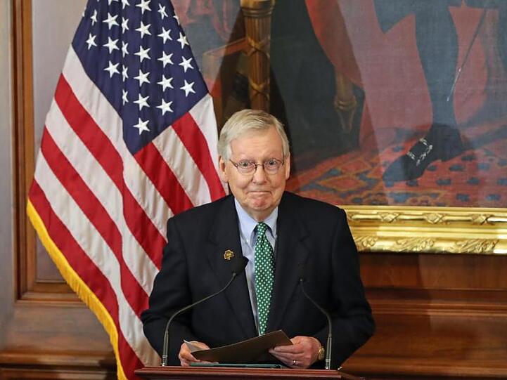 Der republikanische Mehrheitsführer Mitch McConnel.