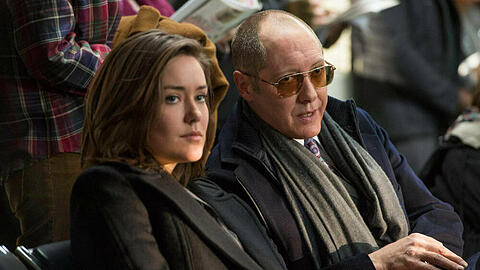 Megan Boone und James Spader in "The Blacklist"