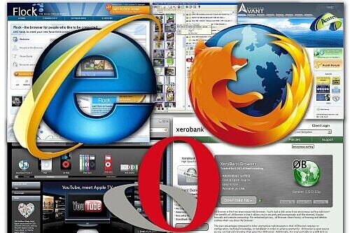 Die Konkurrenz ist groß: Browser-Symbole