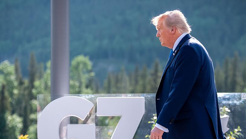 Trump hat mit seiner Abreise den G7-Gipfel völlig durcheinandergewirbelt.