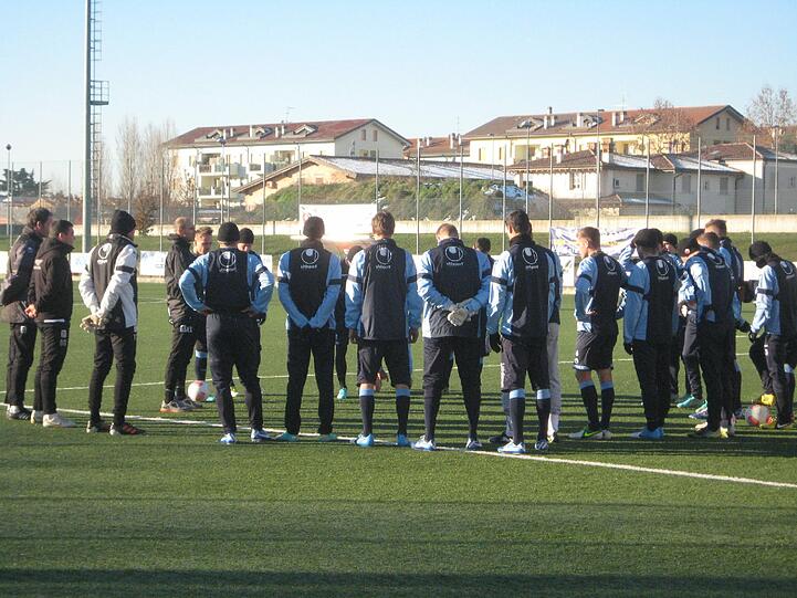 Die Löwen im Trainingslager in Brescia.