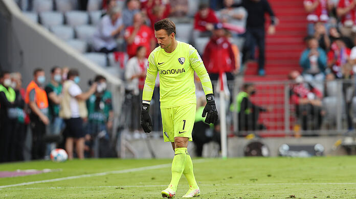 Bochum-Torwart Manuel Riemann in der Allianz Arena.