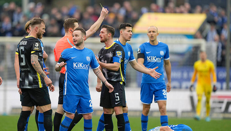 Quirin Moll sah gegen Meppen seine fünfte Gelbe Karte und verpasst das nächste Spiel gegen den SC Verl.