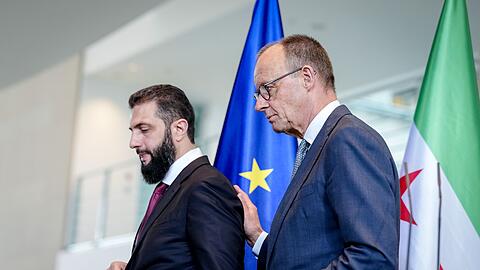 Merz nennt eine Zielmarke f&uuml;r die R&uuml;ckkehr syrischer Fl&uuml;chtlinge &ndash; und bezeichnet sie als Wunsch des syrischen Pr&auml;sidenten.