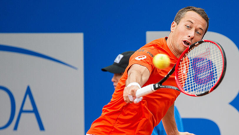 Am Aumeister fühlt er sich wohl: Philipp Kohlschreiber. Am Aumeister fühlt er sich wohl: Philipp Kohlschreiber.