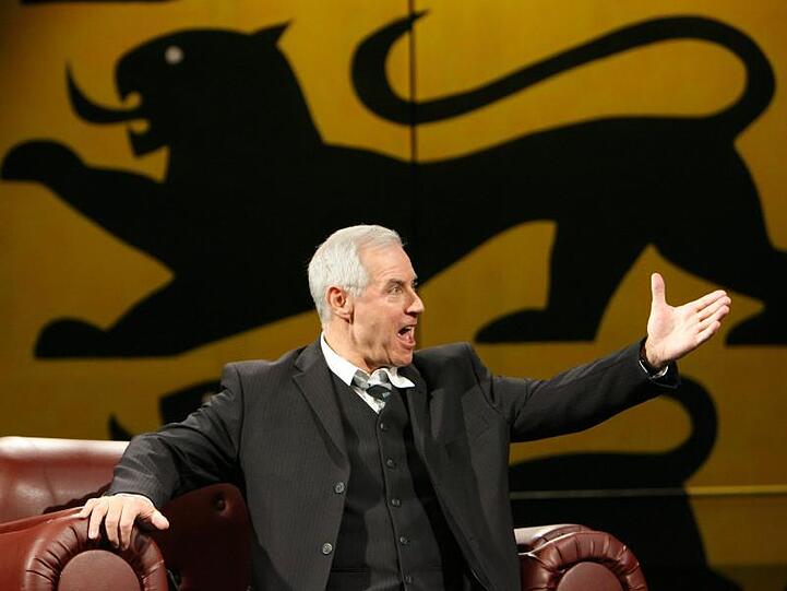 Der Schauspieler Pavel Fieber bei einer Probe. Foto: Bernd Weissbrod/dpa/Archivbild