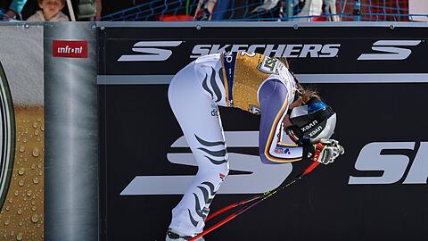 Erlebte wechselhafte Tage in Val di Fassa: Emma Aicher.