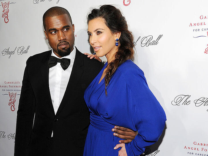 Zwei, die sich gefunden haben: Kanye und Kim