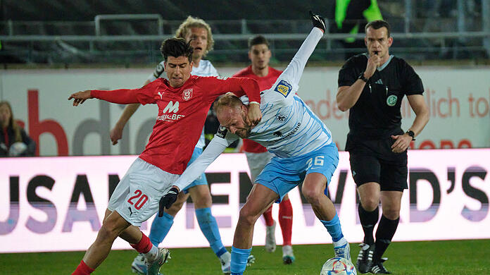 Die Löwen können auch beim Halleschen FC keinen Sieg verbuchen.