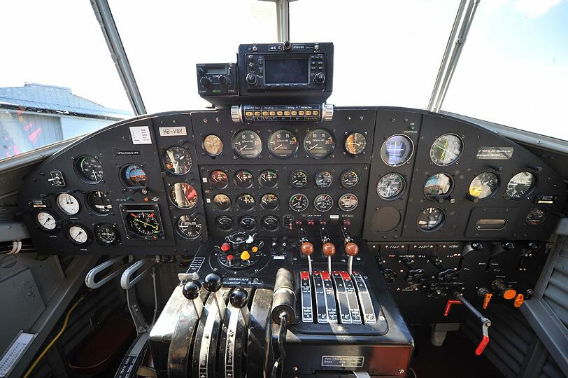 Cockpit, Panorama, lauter Motor: Die AZ hat sich auf einen Rundflug mit der alten Tante Ju begeben. Hier gibt's die spektkulären Bilder vom Flug