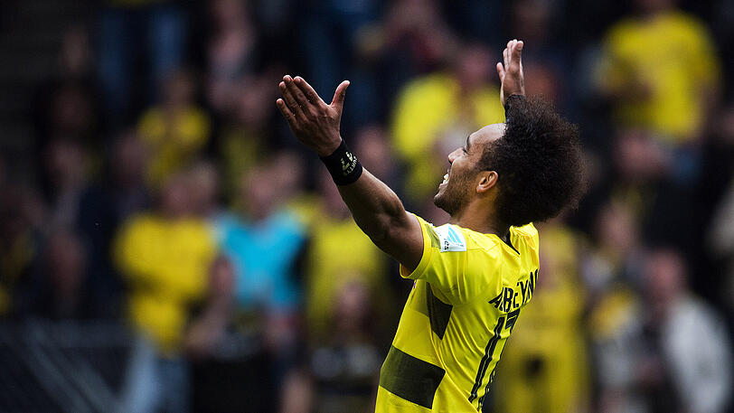 Pierre-Emerick Aubameyang holt sich mit 31 Trefferen die Torjägerkanone.