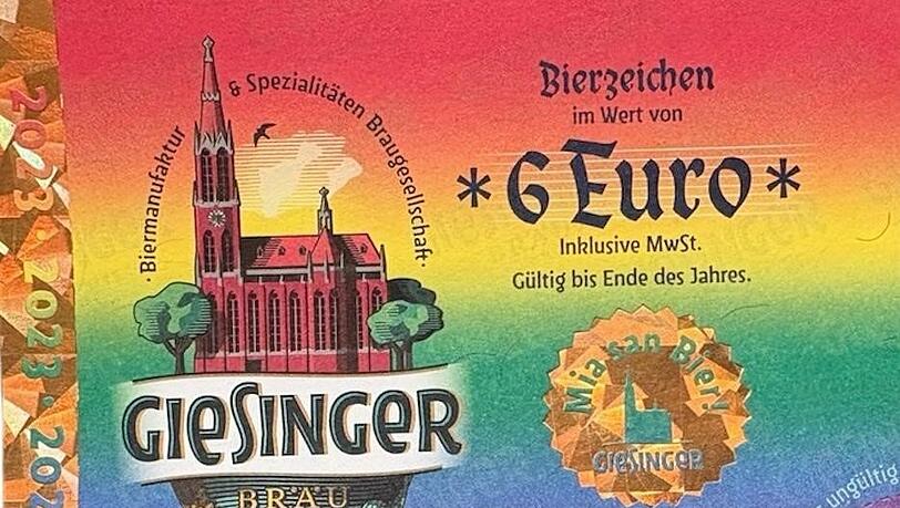 Monopoly? Münchner Trink-Realität! Ein Bierschein alias Zinsschein von Giesinger Bräu. Monopoly? Münchner Trink-Realität! Ein Bierschein alias Zinsschein von Giesinger Bräu.