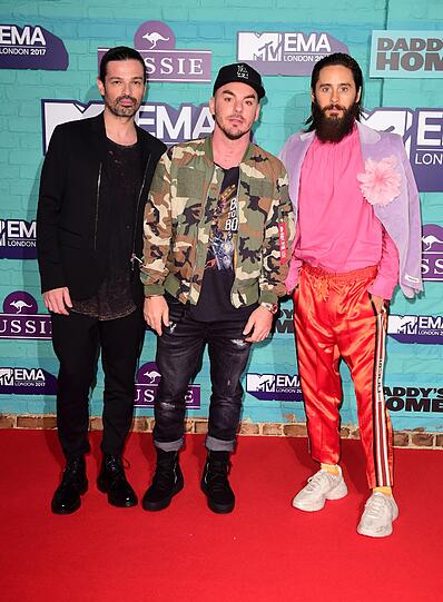 Die US-amerikanische Rockband Thirty Seconds to Mars