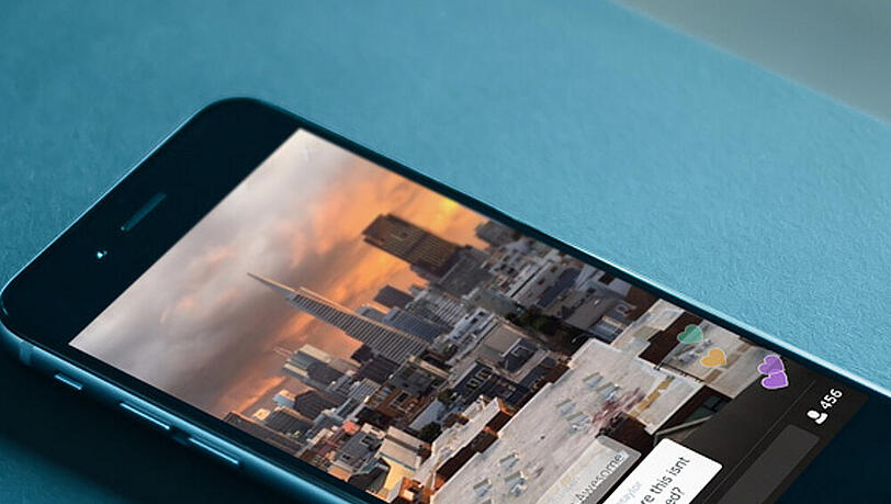 Mit der App Periscope lässt sich mit einem Klick ein Live-Stream erstellen