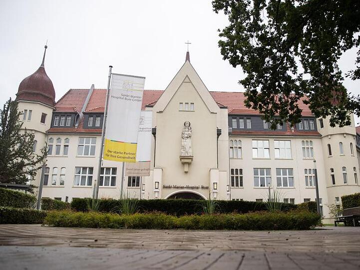 Das Sankt Marien-Hospital Buer. Hier hat es eine ungewöhnliche Häufung von Neugeborenen mit Handfehlbildung gegeben.