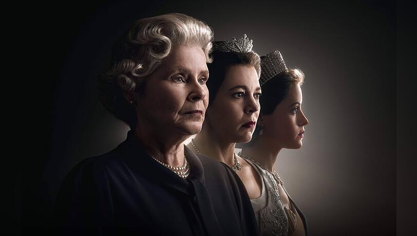 Drei Queens auf einmal: Imelda Staunton (v.l.), Olivia Colman und Claire Foy sind im Finale von "The Crown" gemeinsam zu sehen.