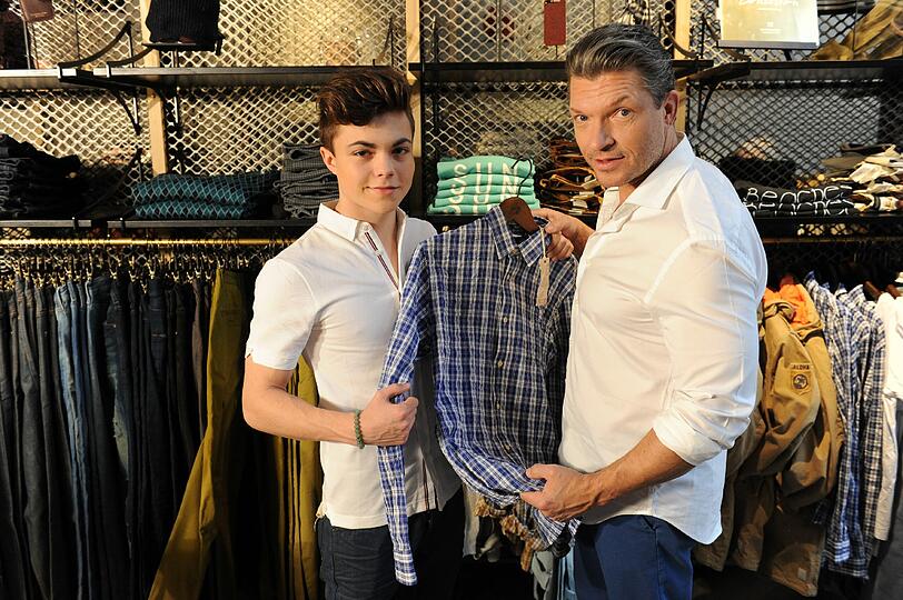 Hardy Krüger jr. mit seinem Noah (16)
