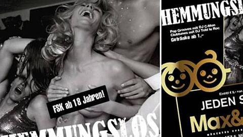 "Hemmungslos" - die Parties wie die Werbung.
