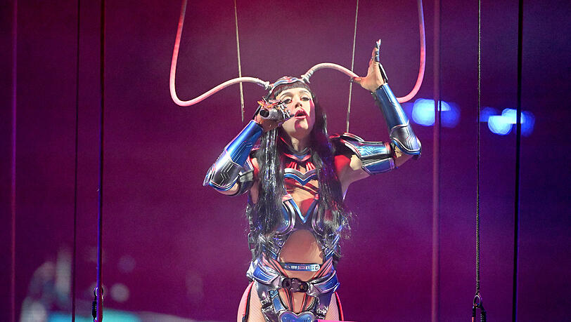 Bei ihrem Konzert in der Münchner Olympiahalle vereint Katy Perry Gegenwart und Zukunft Bei ihrem Konzert in der Münchner Olympiahalle vereint Katy Perry Gegenwart und Zukunft