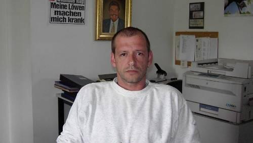"1860 ist wie das richtige leben": Löwen-Fan Michael Neiser. "1860 ist wie das richtige leben": Löwen-Fan Michael Neiser.