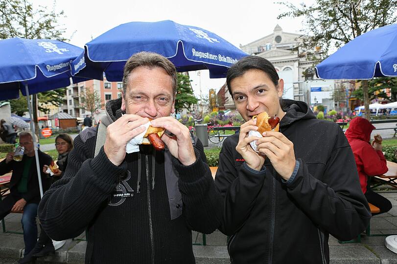 Dem durchwachsenen Wetter zum Trotz: Beim Gärtnerplatzfest hatten alle ihren Spaß.