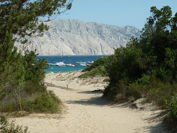 Die Isola di Tavolara im Nordosten Sardiniens