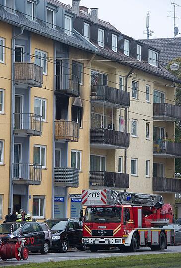 Wohnungsbrand in der Berg-am-Laim-Straße - die Bilder.