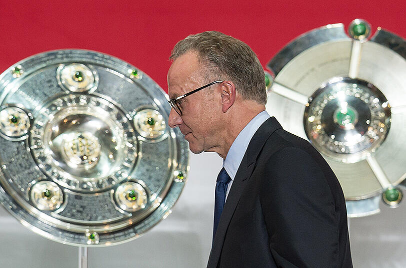 Bayern-Boss Karl-Heinz Rummenigge auf der Jahreshauptversammlung.
