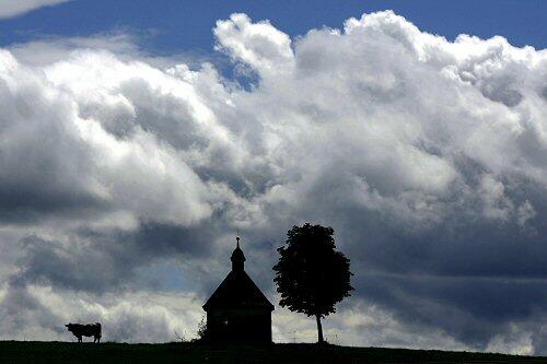 Wolken verdecken die Sonne