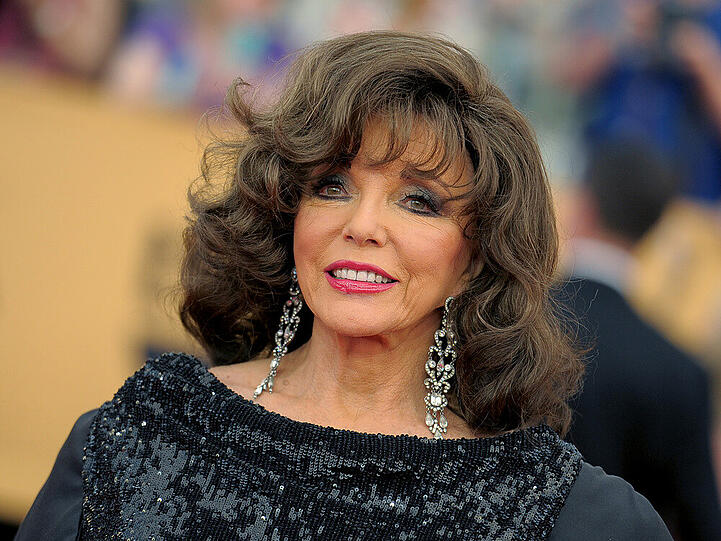 Joan Collins bei den Screen Actor's Guild Awards im Januar
