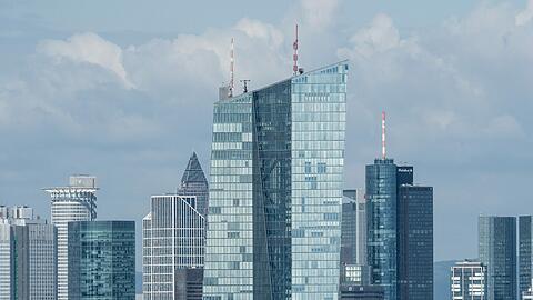 Das EZB-Gebäude in Frankfurt am Main.