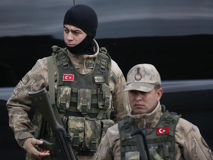 Türkische Soldaten im vergangenen Jahr an der Grenze zu Syrien.