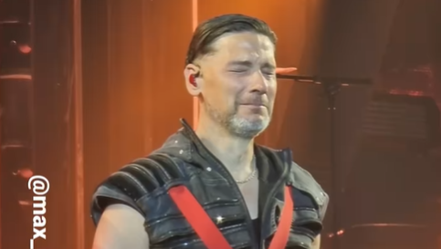 Konnte seine Tränen nach dem Konzert nicht mehr zurückhalten: Rammstein-Schlagzeuger Christoph Schneider. Konnte seine Tränen nach dem Konzert nicht mehr zurückhalten: Rammstein-Schlagzeuger Christoph Schneider.