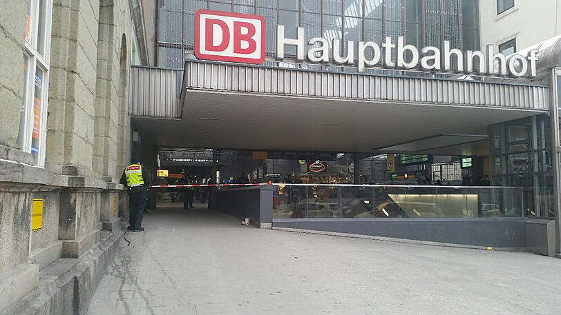 Der Hauptbahnhof wurde abgesperrt.