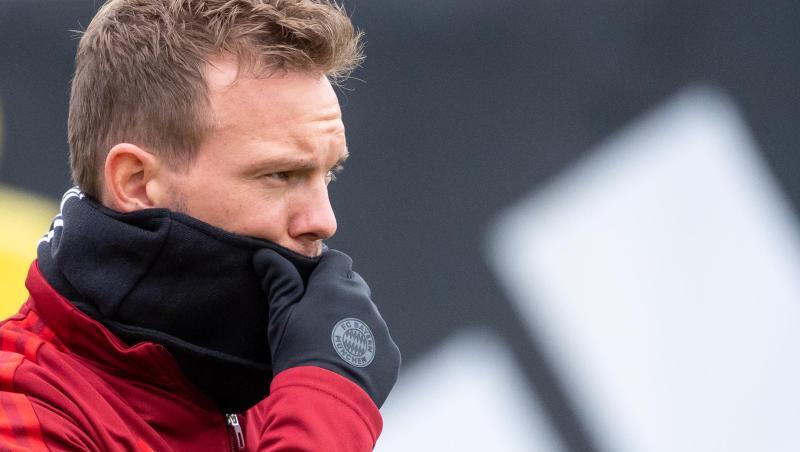 FC Bayern-Trainer Julian Nagelsmann beim Training.