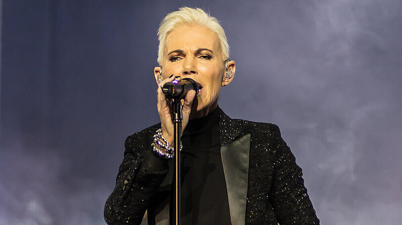 Marie Fredriksson bei einem Roxette-Konzert