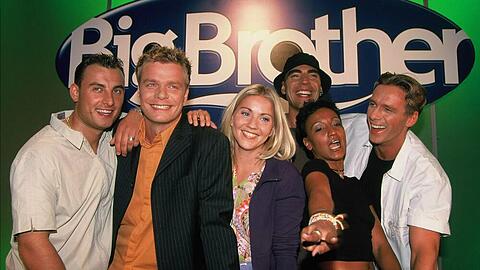 Zlatko Trpkovski, Oliver Geissen, Aleksandra aleks Bechtel, John, Andrea und Jürgen Milski im Jahr 2000