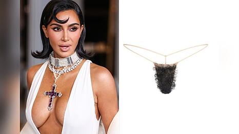 Kim Kardashian und ihr Schamhaar-String.