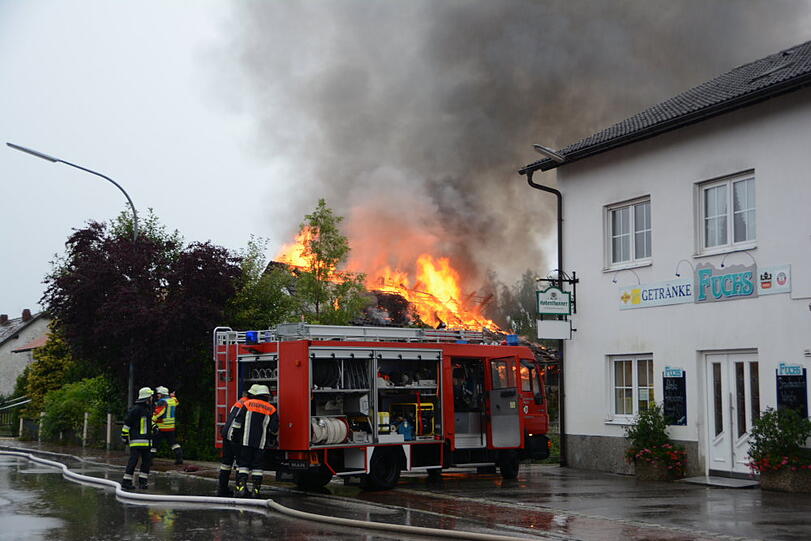 Sehen Sie hier weitere Bilder vom Unglück in Bodenkirchen.