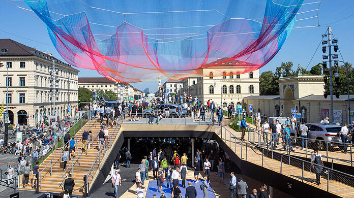 So war's im vergangenen Jahr: Open Space der IAA auf dem Odeonsplatz.